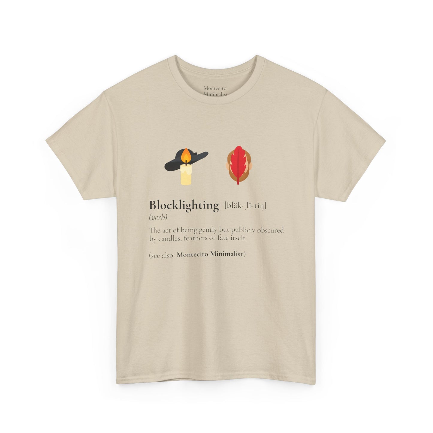 Blocklighting Unisex Heavyweight Cotton Tee