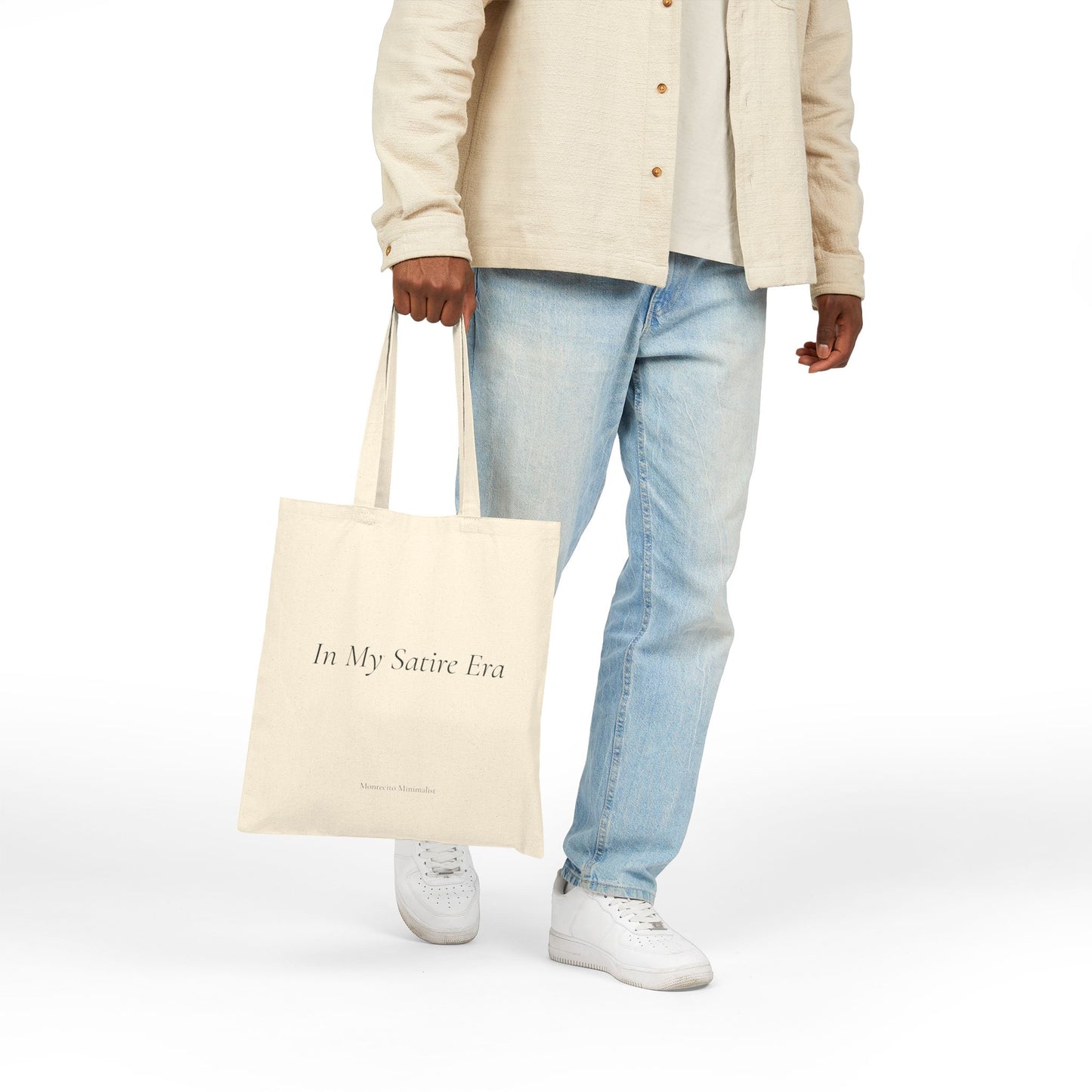 In My Satire Era Cotton Canvas Tote Bag.