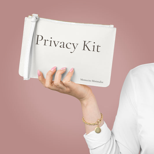 Privacy Kit Clutch Bag & Paparazzi Shield (Printed & Shipped from Australia & UK)