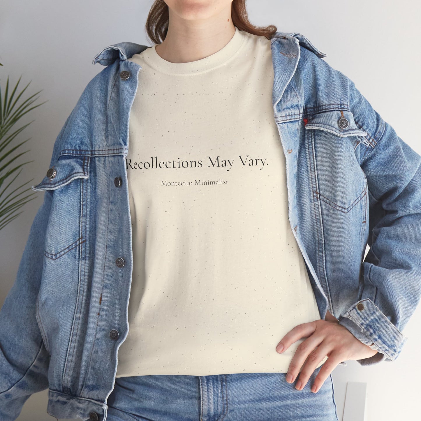 Recollections May Vary Unisex Cotton Tee (Printed & Shipped from Australia- US Option Available!)