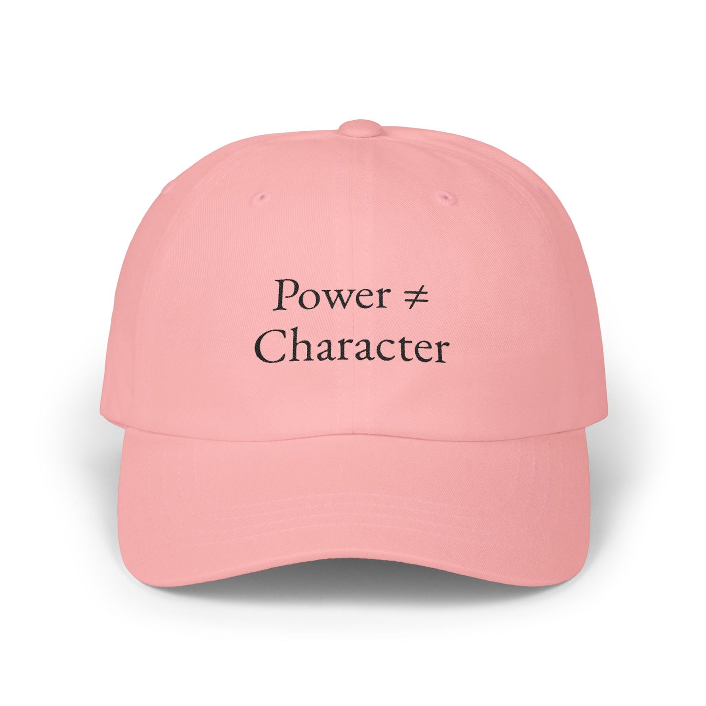 Embroidered Power ≠ Character Hat