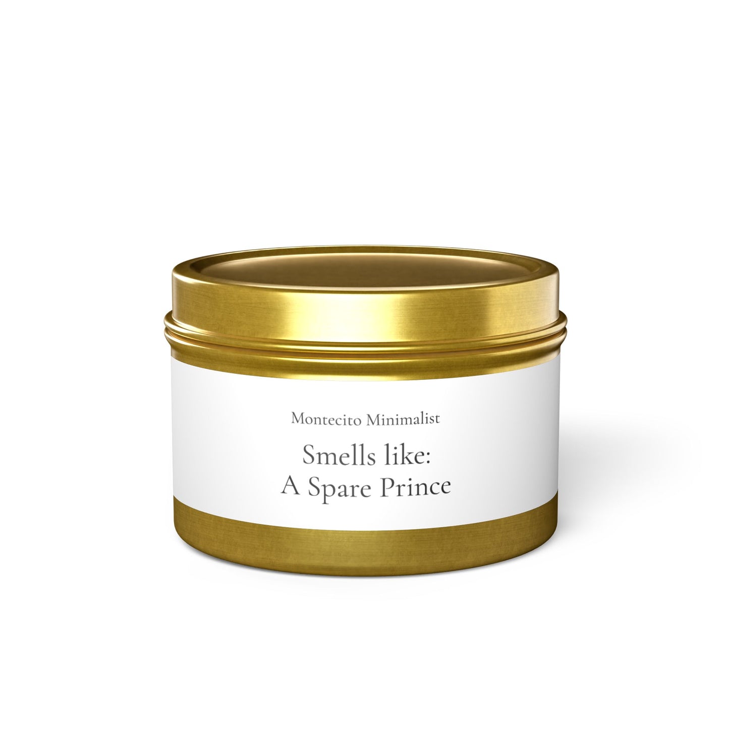 Montecito Minimalist | Smells like: A Spare Prince Candle 4oz Tin