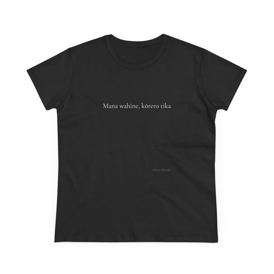 Mana wahine, kōrero tika – Women of strength speak truthfully. (Printed & Shipped from Australia)